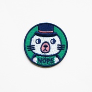 Minifanfan | Nope Sticker Patch or Patch Pin | Embroidery Patch | Cute Scrapbooking Sticker | Wearab