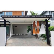 PROMO TERBATAS RANGKA BAJA RINGAN ATAP ALDERON SINGLE +PLAFON PVC TERPASANG | READY