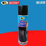 BOSNY สเปรย์เคลือบเงายาง No.B118 TIRE SHINE