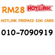 Hotlink Prepaid Sim Card 010-7090919