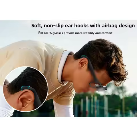 Anti-Slip Silicone Ear Hooks Stopper For WAYFARER For Meta Glasses Comfortable Eye Frame Leg Cover S