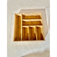 Bamboo wooden box, candy box, cosmetic box 40x30x6cm