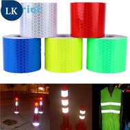 LK 5*100cm Car Warning Conspicuity Self-Adhesive  Reflective Sticker for Car, Bicycle, Motorcycle Ri