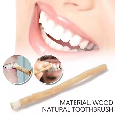 Portable Natural Miswak Toothbrush – Traditional Teeth Whitener & Manual Tooth Care Stick For Travel