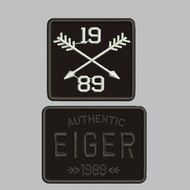 EIGER HP-R08 AUTHENTIC LOGO PATCH FULL BLACK ARROW SURVIVALEiger EMBROIDERY ACCESSORIES BET/ EMBLEM