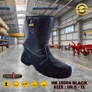Hammer King's HK2 Safety Shoes Steel Toe Cap Steel Midsole Leather Safety Shoes Anti-Slip HK 15004 B