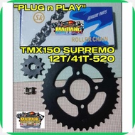 12T/41T-520>g#TMX150{mm?SUPREMO_Tu:SPROCKET%E:SET