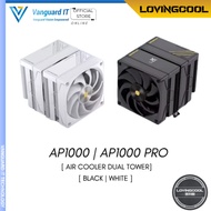 LOVINGCOOL AP1000/AP1000 PRO DUAL TOWER CPU COOLER 12CM FAN w TEMPERATURE DISPLAY