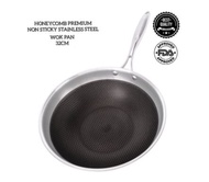 Viera TMS99-033 Wajan Stainless Honeycomb 32 cm stir wok wajan