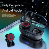 Bluetooth Earphone Outdoor Sports Wireless Headset 5.0 With Charging Bin Power Display Touch Control Headphone Earbud