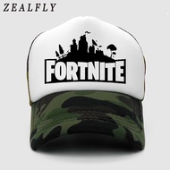 2018 Summer Baseball Cap Women Breathable Mesh Snapback Hip Hop Hat Print Fortnite Trucker Bone Men