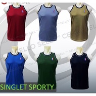 [SDW] pekanbaru/Men's Mesh Singlet Sporty Singlet Mesh Singlet Sportswear Men's Clothing