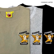 SHIBAINC 柴犬工房  包兔 及 大隻佬SHIBE雪比 Power Up 刺繡T恤