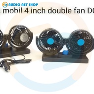 4 inch double fan dc 12v car fan - 4 inch bus fan 2 fans