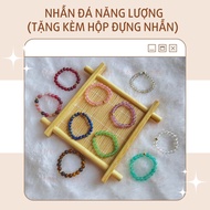 Energy Stone Ring (Free Box) Size 5.5-6cm Elastic Band Suitable for Destiny & Vintage Style Tarotby7