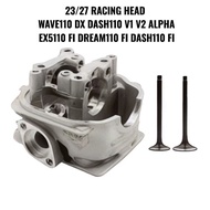 RACING HEAD 23/27 HONDA WAVE110 DASH110 V1 V2 ALPHA DX EX5110 FI DREAM FI DASH110 FI 23 27