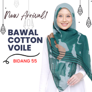 New Arrival !!! Design Baru Tudung Bawal Cotton Voile Bidang 55 Printed/ Corak Batik