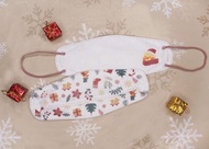 【奕綸台灣製】4D立體防護口罩_聖誕好暖鴨 (8入/盒 2款各4片)