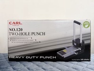 CARL NO.120 雙孔重型打孔機 Heavy Duty 2-hole-Punch