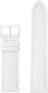 CP-WH22 Mimosa Watch Band, P Type Embossed Crocodile (Embossed Cowhide Leather/Bamboo Marks), 0.9 in