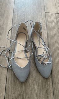 Nine West Lace up flats 尖頭綁蝴蝶結平底鞋