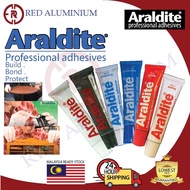 Araldite Epoxy adhesive workshop glue resin hardener mixed 2 dua gam campur besi metal plastic pvc cepat kering dry fast