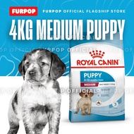 Royal Canin Medium Puppy (4KG) Dry Dog Food - Size Health Nutrition | FURPOP