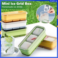 Mini Ice Box Household Ice Box With Lid Soft Bottom Small Ice Block Box Frozen Ice Three Grid Fruit Box Storage Box