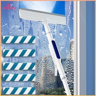 Double Sided Window Cleaner 3 in 1 Modern 51.12 Inches Long Pole Window Squeegee for Indoor Outdoor 
