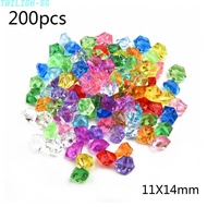 [twiligh]200*-Plastic-Gems-Ice-Grains Colorful Small Stones Children Jewels Acrylic Gems
