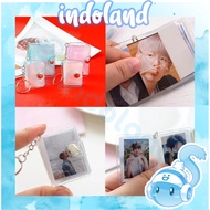 GANTUNGAN INDOLAND WITHOUT PHOTO / Does not include photo, Mini Album empty keychain Without Print 1