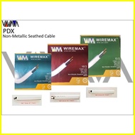 ♞WIREMAX PDX Wire Non-Metallic Sheathed Cable WMEX 1.6mm² x 2C #14/2 [Per Box/75Meters]