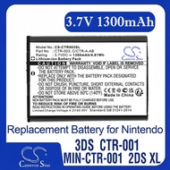 Cameron Sino Replacement Battery for Nintendo  2DS XL, 3DS, CTR-001, JAN-001, MIN-CTR-001,, Fits P/N