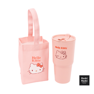 Moshi Moshi ชุดเซ็ท แก้วน้ำพร้อมกระเป๋า ลาย Hello Kitty ลิขสิทธิ์แท้จากค่าย Sanrio ขนาด 750 ml. รุ่น