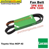 Fan Belt 3PK850 / 4PK1240 - Toyota Vios NCP42 NCP150 - Original Lucas