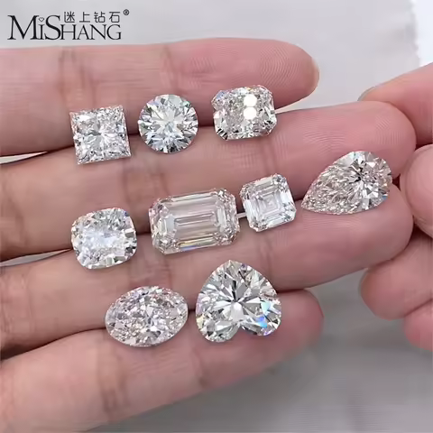 MishangJewelry Heart shape Lab Grown Diamonds With IGI Certificate 1ct 1.5ct 2ct 3ct 5ct CVD HPHT La