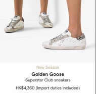 Golden Goose GGDB Superstar Club Sneakers 小髒鞋
