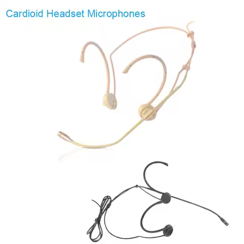 Best Sound Quality Original Cardioid HeadWear Headset Microphone For Shure Sennheiser MiPro AKG TA3F