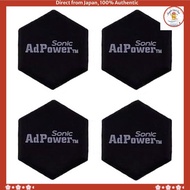 [Direct from Japan]AdPower Sonic HEXAGON (Black, SS) Sound quality improvement sheet for audio equip