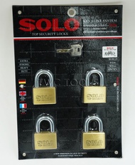 SOLO กุญแจ ระบบคีย์อะไล้ท์ โซโล คอสั้น 50MM 4ตัวชุด