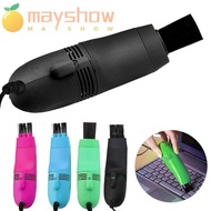 MAYSHOW USB Keyboard Cleaner 6 Colors Mini Desktop Brush