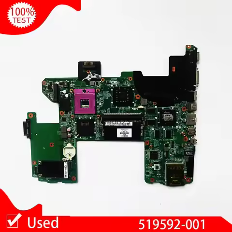 Used 519592-001 For HP Pavilion HDX18 X18 Laptop Motherboard DDR3 Main Board