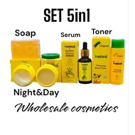 TEMULAWAK 5in1 set *toner*serum*cream*soap