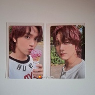 Pc photocard haechan taste pob minirecord haechan pout ice cream mullet