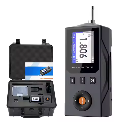 Display Surface Roughness Tester Roughness Measuring Instrument Ra Rz Rq and 12+ Parameters 0.001μm 