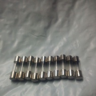 10 PCS GLASS FUSES HORATA Fuse 5x20mm Size 3 Amp Diameter 5mm Length 20mm 250VAC 10 Per Box