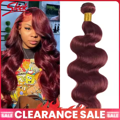 Brazilian Burgundy 99J Human Hair Bundles Big Sale Raw Human Hair Bundles Quick Weave Double Weft Fo