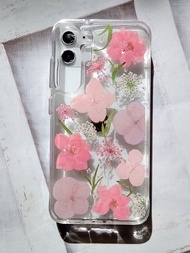 手作押花手機保護殼| Samsung Galaxy S23 | 粉色