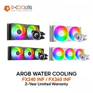 ID-COOLING FX240 / FX360 INF ARGB AIO LIQUID COOLER - BLACK / WHITE