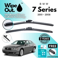 [PREMIER] WipeOut UltraBeam Silicone EcoRefill-Technology Wiper BMW 7 Series 2001 - 2008 (E65,E66,E6